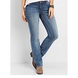 Maurices Mid Rise denim straight leg